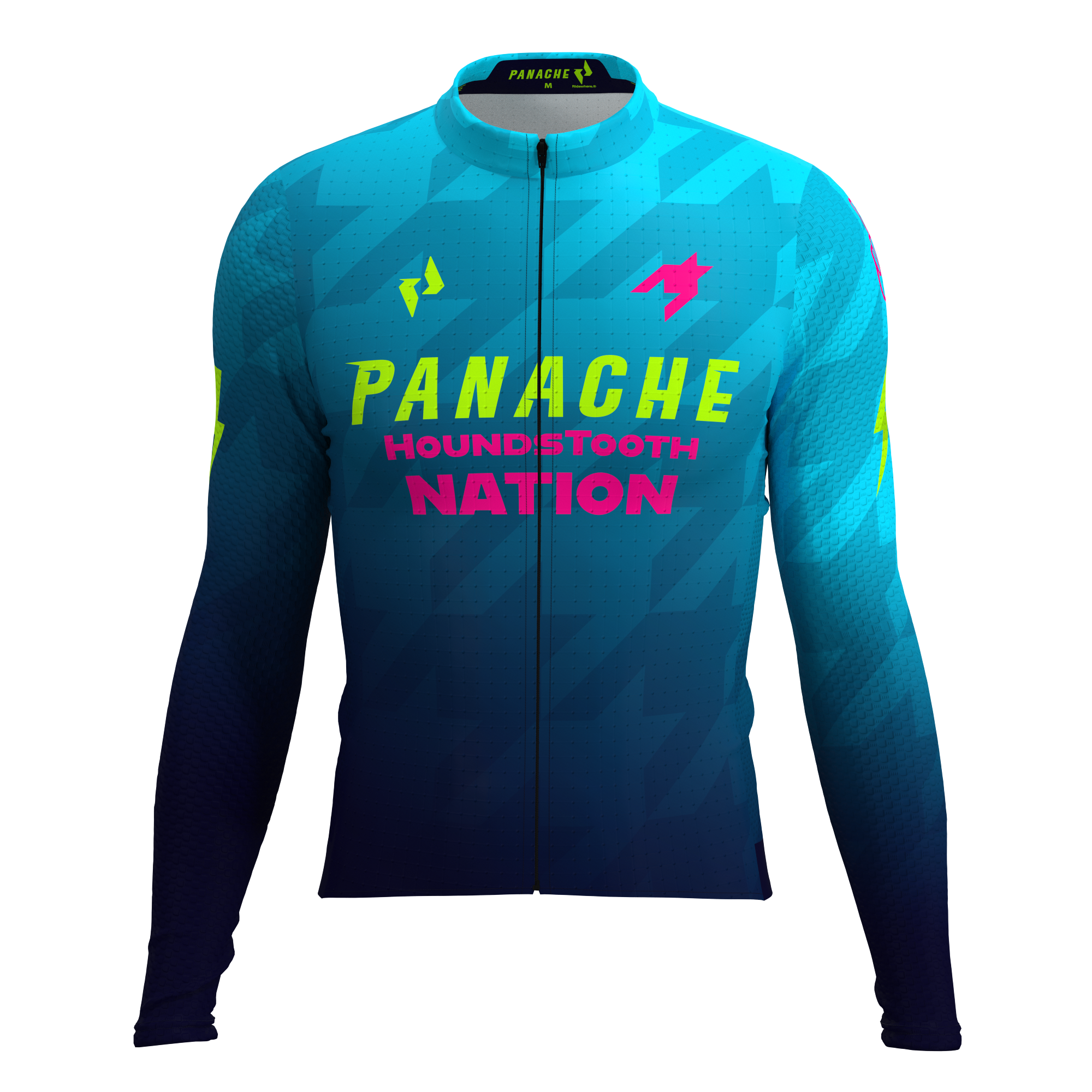 PANACHE NATION24 - LS Summer Weight Jersey - NEON BLUE