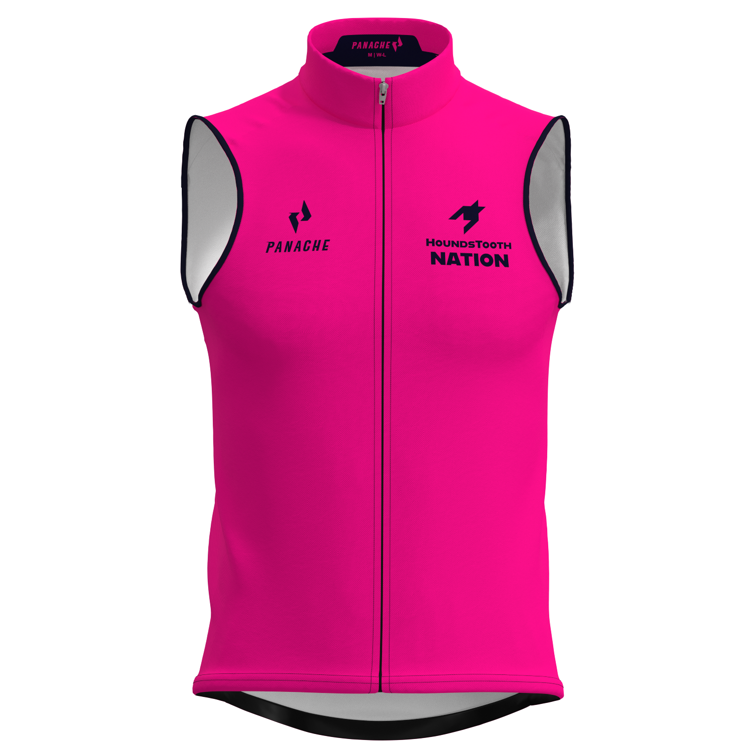 PANACHE NATION24 - Chaleco cortavientos profesional - NEON PINK